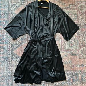 Parade Satin Robe + Cami Set